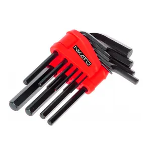Juego de Llaves Hexagonales Nikatto 1/16" a 3/8" 10unds